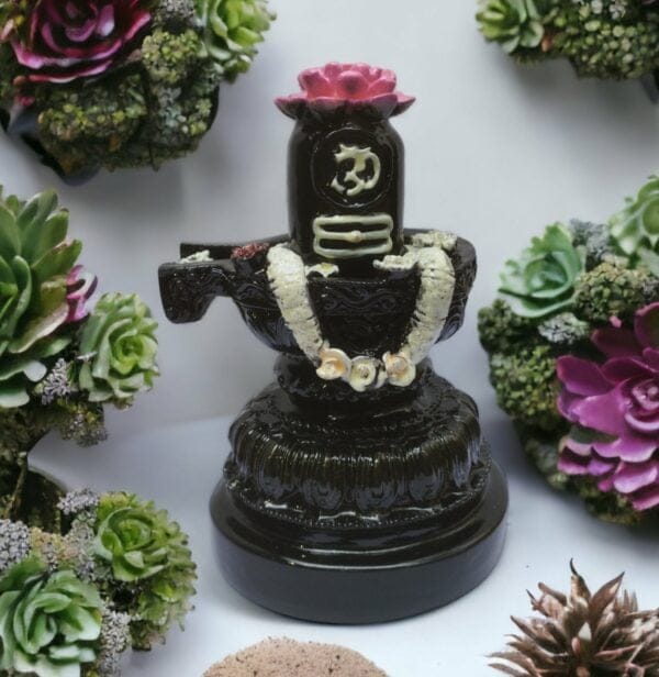 Shiva lingam - Marble Dust Shiva lingam For worship/Decorative - Image 2